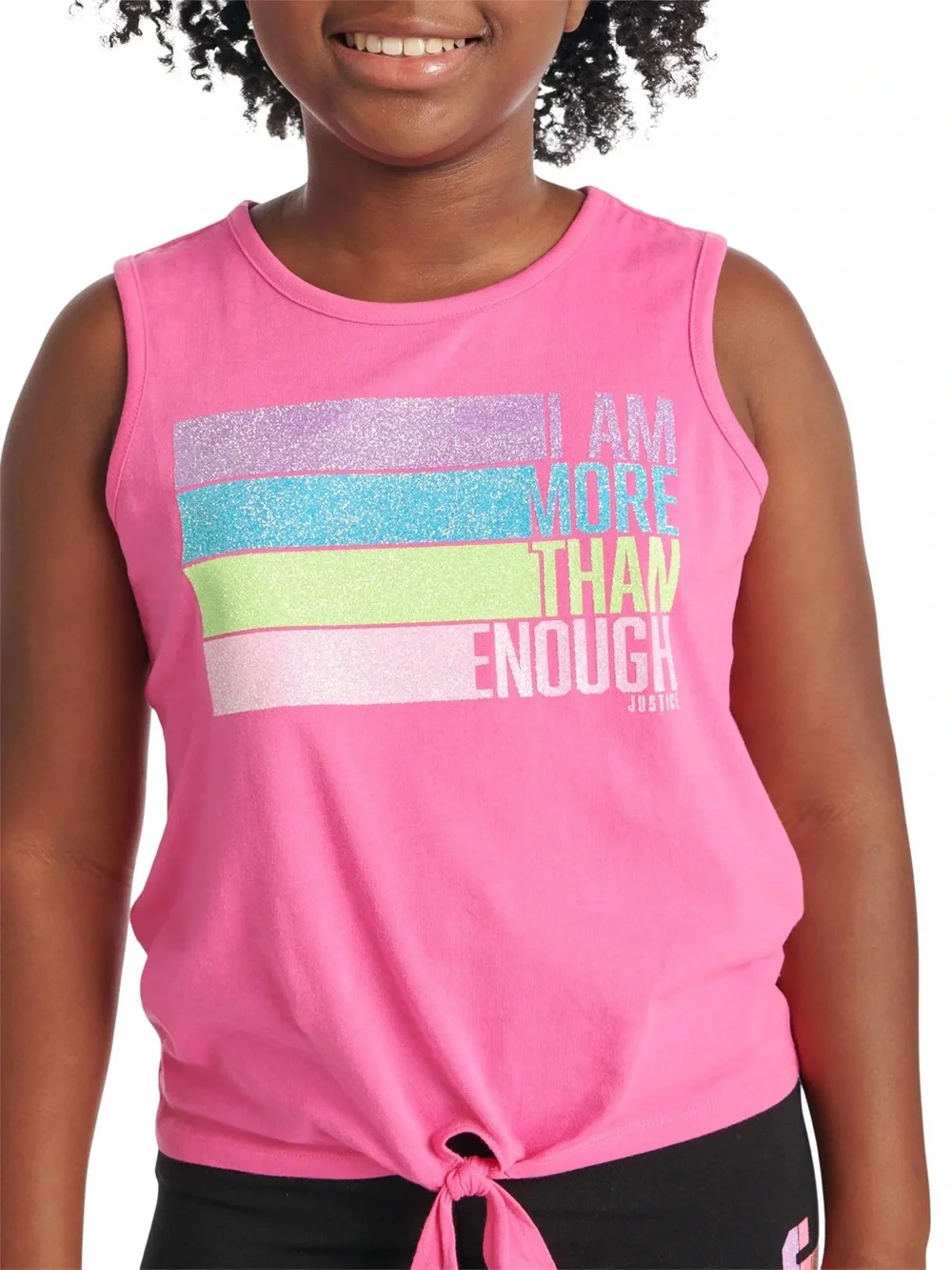 Justice Pink Tank Top size medium (10)